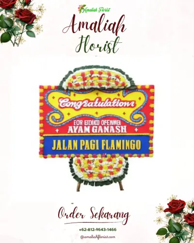 Bunga Papan Congratulation di Jayagiri